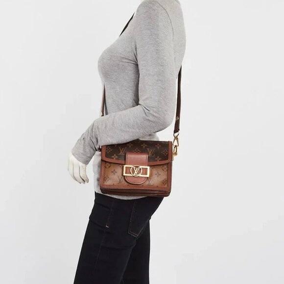 Louis Vuitton Monogram Reverse Canvas Mini Dauphine Bag - Picture 2 of 12